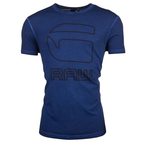Mens Sartho Blue Nact Regular Fit S/s T Shirt 10542 by G Star from Hurleys