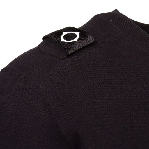 Mens Jet Black Core Crew Sweat Top 94162 by MA.STRUM from Hurleys