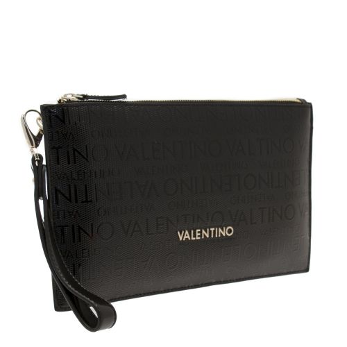 Valentino By Mario Valentino Womens Black Serenity Logo Clutch 33594 by Valentino from Hurleys