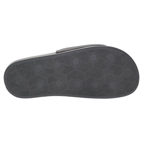 Womens Black Logo Emblem Slides 106596 by Versace Jeans Couture from Hurleys
