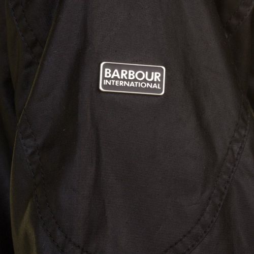 Womens Black Turini Waxed Jacket 64479 by Barbour International from Hurleys
