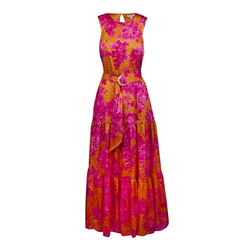 Womens Yellow/Pink Bambia Tiered Maxi Dress 87915 by Ted Baker from Hurleys