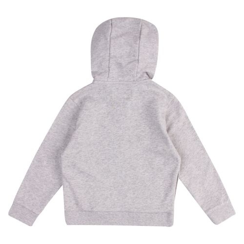 Boys Grey Melange Tipped Eagle Hooded Zip Through Tracksuit 57402 by Emporio Armani from Hurleys