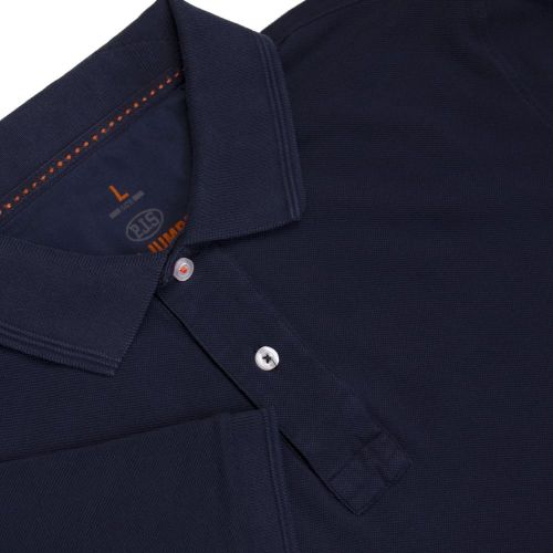Mens Navy Patch S/s Polo Shirt 24637 by Parajumpers from Hurleys