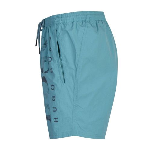 Mens Teal Octopus Swim Shorts 83705 by BOSS from Hurleys