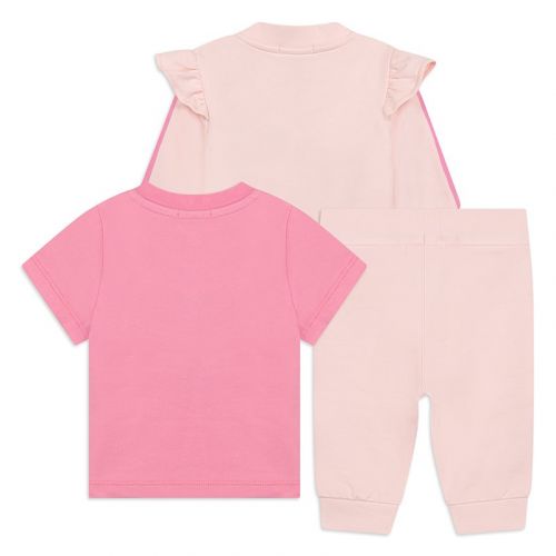 Baby Pale Pink 3 Piece Tracksuit Set 103928 by BOSS from Hurleys