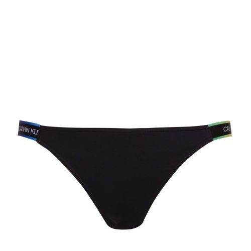 Womens Black Rainbow Trim Bikini Pants 87163 by Calvin Klein from Hurleys