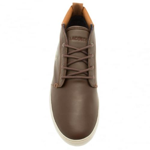 Mens Dark Brown Ampthill Terra Trainers 19272 by Lacoste from Hurleys