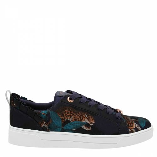 Womens Navy Houdini Astriaa Jacquard Trainers 41002 by Ted Baker from Hurleys