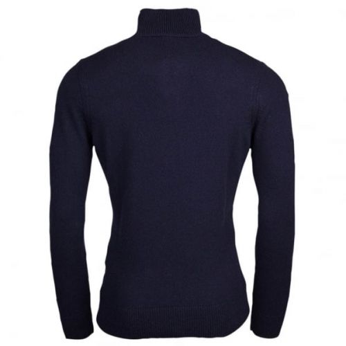 Mens Dark Blue Almore Knitted Jumper 12988 by BOSS from Hurleys