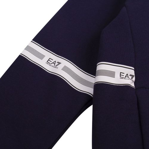 Boys Navy Logo Series Hooded Sweat Top 85280 by EA7 from Hurleys