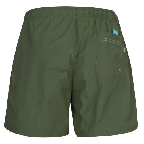 Mens Dark Green Perch Small Logo Swim Shorts 23510 by BOSS from Hurleys