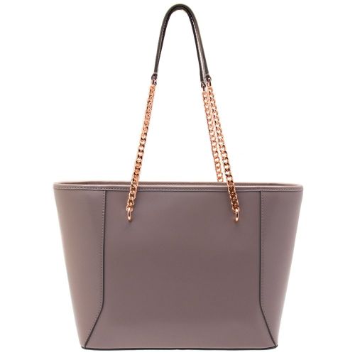 Womens Mid Purple Jalie Geometric Bow Leather Shopper Bag 63031 by Ted Baker from Hurleys