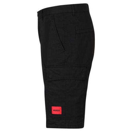 Mens Black Johny223D Regular Fit Shorts 110061 by HUGO from Hurleys