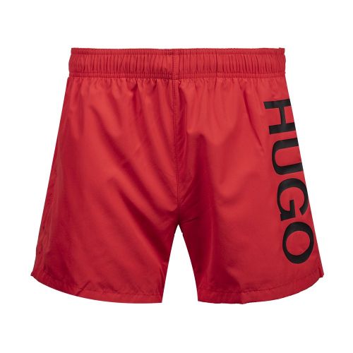 Mens Red Abas Swim Shorts 100052 by HUGO from Hurleys