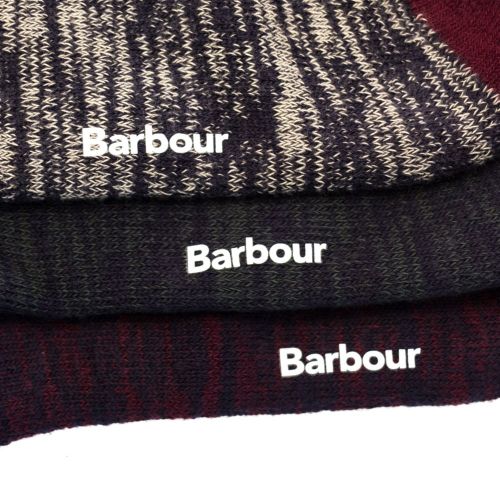 Lifestyle Mens Marl Kendal 3 Pack Sock Box Set 64865 by Barbour from Hurleys