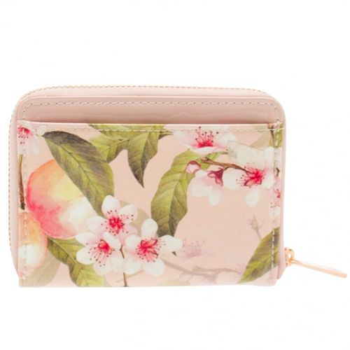 Womens Light Pink Ivy Peach Blossom Print Small Purse 18686 by Ted Baker from Hurleys