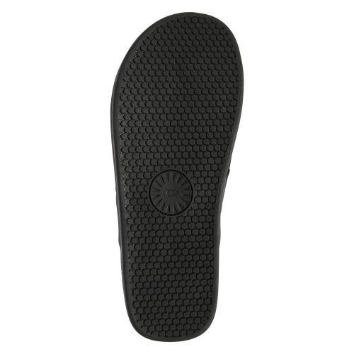 Mens Black Seaside Leather Flip Flops 59515 by UGG from Hurleys