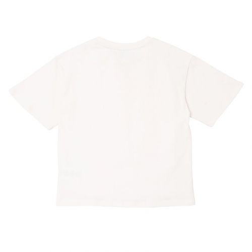 Girls Off White Colour Logo S/s T Shirt 102576 by Kenzo from Hurleys