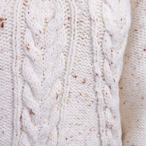 Womens Birch Visawanna Cable Knitted Jumper 81790 by Vila from Hurleys