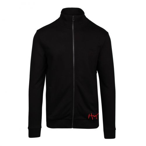 Mens Black Daperol Logo Sweat Jacket 95455 by HUGO from Hurleys