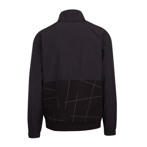 Mens Black Broken Logo Zip Through Jacket 56143 by Calvin Klein from Hurleys