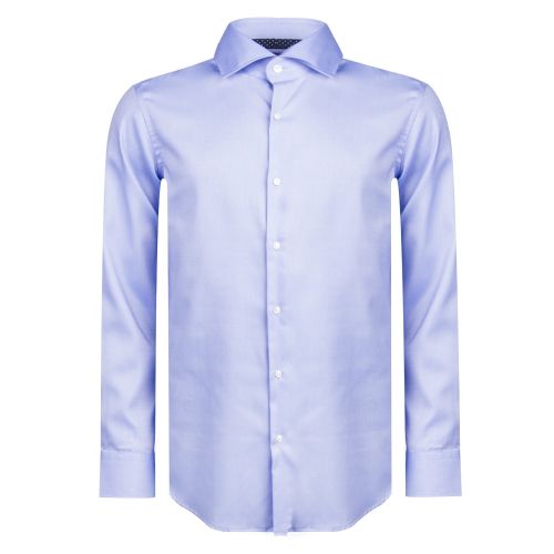 Mens Light Blue Veraldi Print Regular Fit L/s Shirt 28622 by HUGO from Hurleys