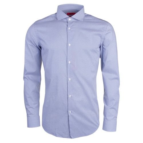 Mens Bright Blue C-Jason Slim L/s Shirt 18503 by HUGO from Hurleys