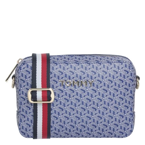 Womens Blue Ink Iconic Monogram Camera Bag 57994 by Tommy Hilfiger from Hurleys