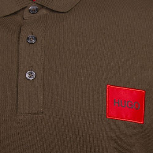 Mens Dark Green Dereso212 Patch S/s Polo Shirt 92600 by HUGO from Hurleys