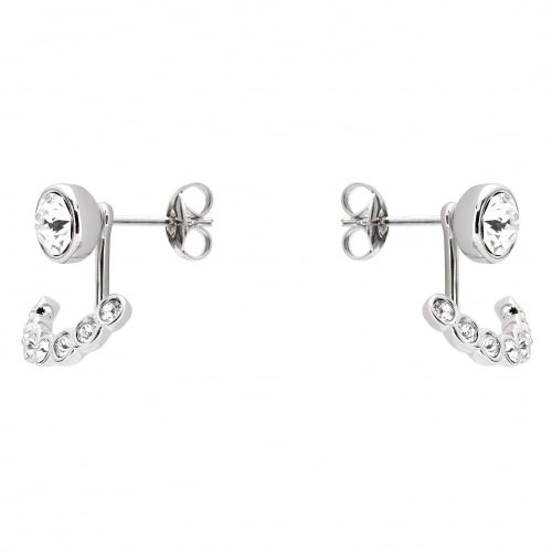 Womens Silver & Clear Crystal Coraline Concentric Crystal Earrings 68744 by Ted Baker from Hurleys