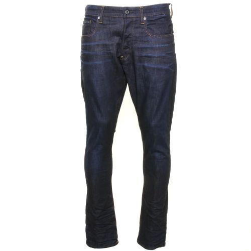 Mens Dark Aged Wash 3301 Tapered Fit Jeans 25131 by G Star from Hurleys