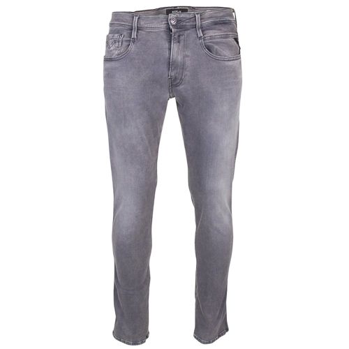 Mens Grey Wash Anbass Slim Fit Jeans 72611 by Replay from Hurleys