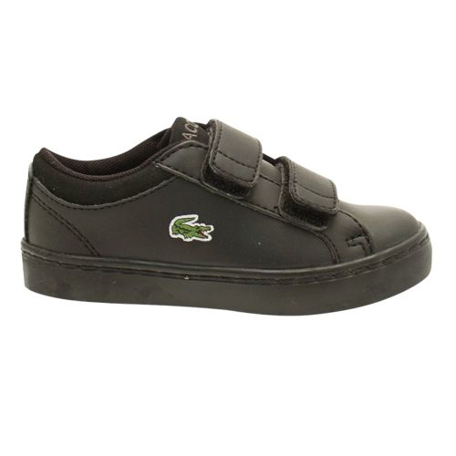 Boys Black Straightset Trainer 7349 by Lacoste from Hurleys