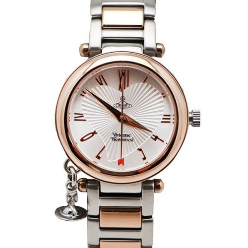 Womens Rose Gold & Silver Orb Bracelet Watch 126362 by Vivienne Westwood from Hurleys
