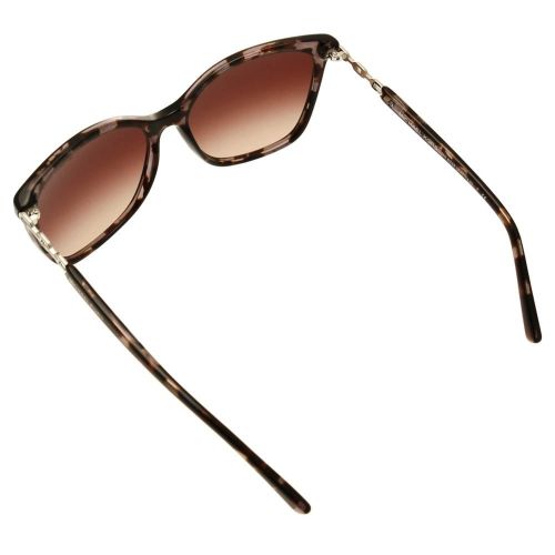 Womens Black Tortoise & Silver MK6029 Sunglasses 51978 by Michael Kors from Hurleys