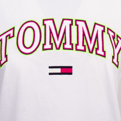 Womens White Neon Collegiate S/s T Shirt 52849 by Tommy Jeans from Hurleys