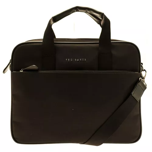 Mens Black Stamp Document Bag 63379 by Ted Baker from Hurleys