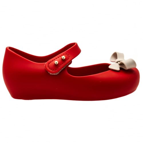 Girls Red Ultragirl Bow 16 (4-9) 62314 by Mini Melissa from Hurleys