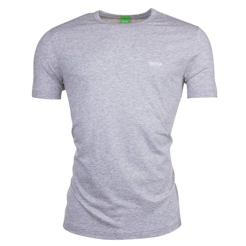 Mens Light Grey Small Logo S/s Tee Shirt 9515 by BOSS from Hurleys