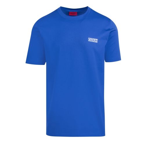 Mens Bright Blue Durned202 S/s T Shirt 73651 by HUGO from Hurleys