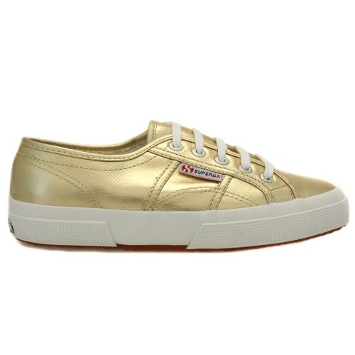 Womens Gold 2750 Cotmetu Trainers 68880 by Superga from Hurleys
