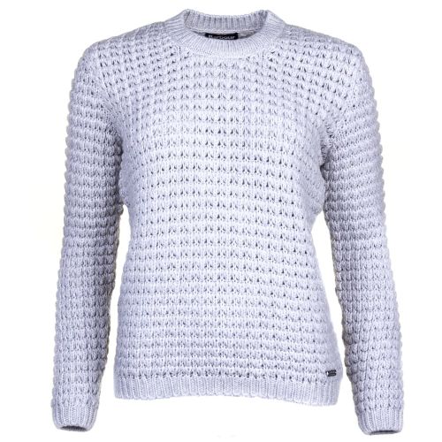 Womens Silver Marl Enduro Knitted Jumper 68267 by Barbour International from Hurleys