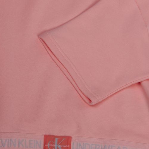 Womens Peach Glow High Neck Short Sweat Top 39061 by Calvin Klein from Hurleys