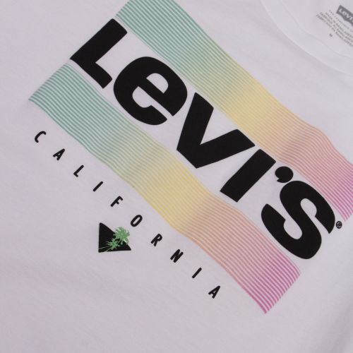 Womens White The Perfect Tee California S/s T Shirt 57742 by Levi's from Hurleys