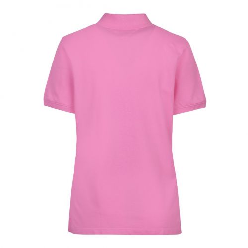 Womens Pink Daisy Slim Fit S/s Polo Shirt 90643 by Tommy Jeans from Hurleys