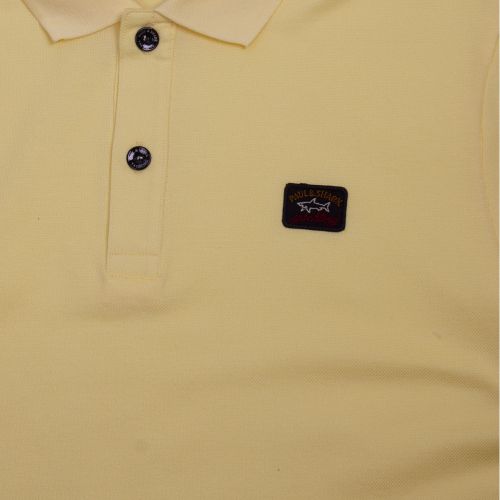 Mens Light Yellow Classic Logo Custom Fit S/s Polo Shirt 54050 by Paul And Shark from Hurleys