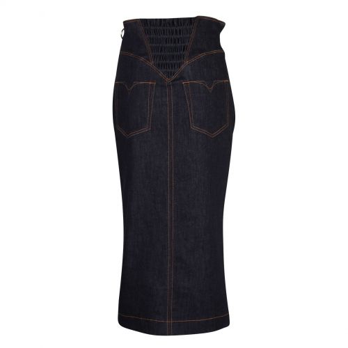 Womens Dark Blue Denim Pencil Skirt 85670 by Versace Jeans Couture from Hurleys