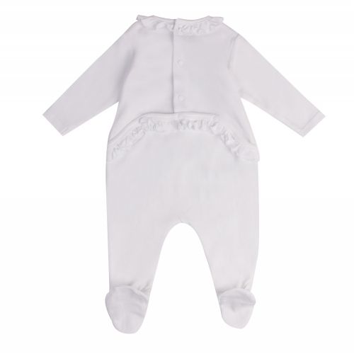 Baby Optic White Tiger Frill Babygrow 45796 by Kenzo from Hurleys