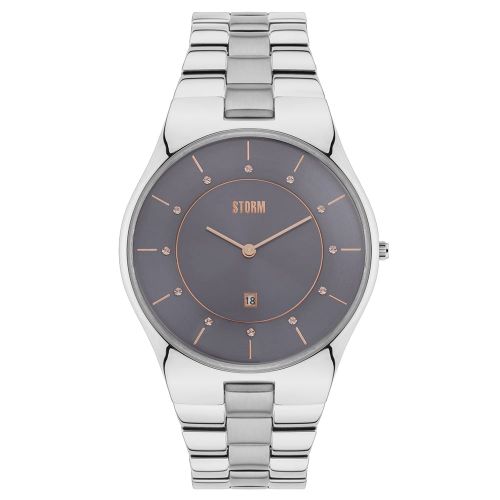 Womens Grey Dial Silver Crysty Watch 47129 by Storm from Hurleys